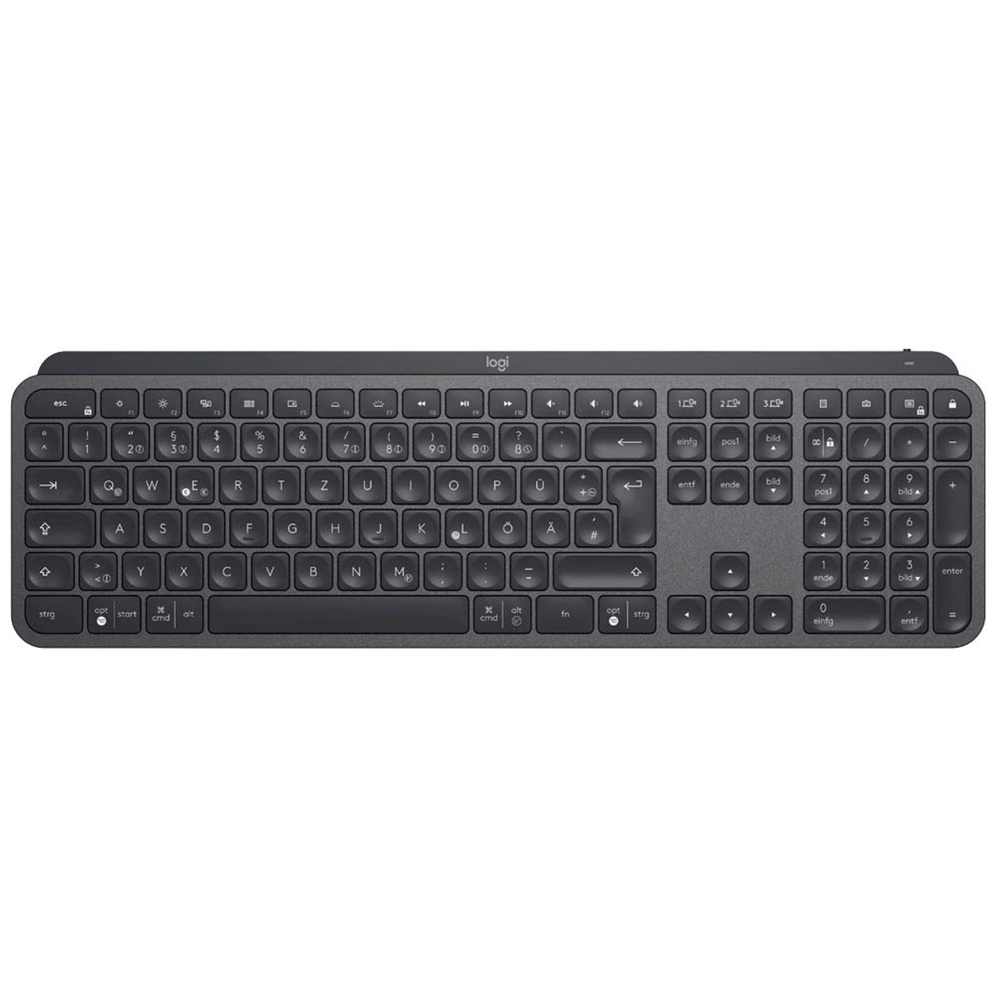 Logitech MX Keys for Business Tastatur kabellos grau, schwarz | 920-010244