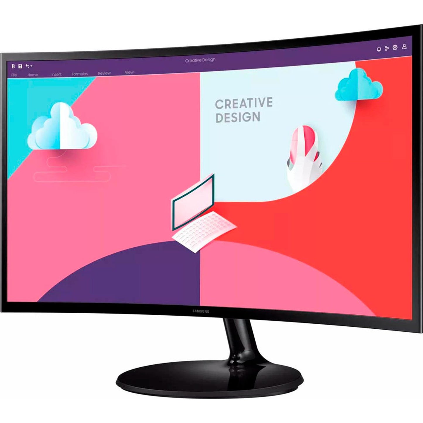 SAMSUNG Essential S36C Curved Monitor 68,0 cm (27,0 Zoll) schwarz | LS27C360EAUXEN