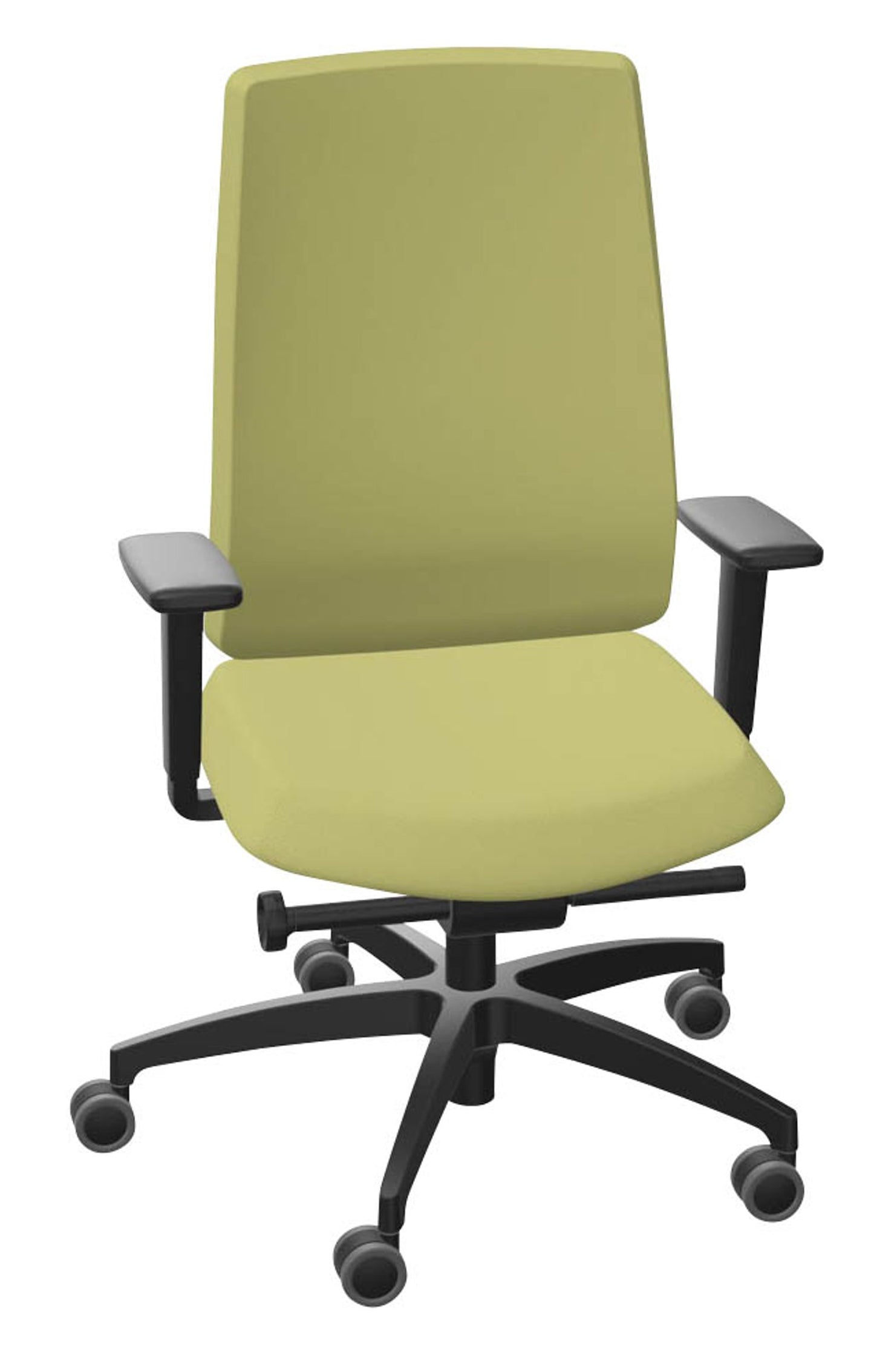 Dauphin Bürostuhl Indeed operator Stoff, Gestell schwarz