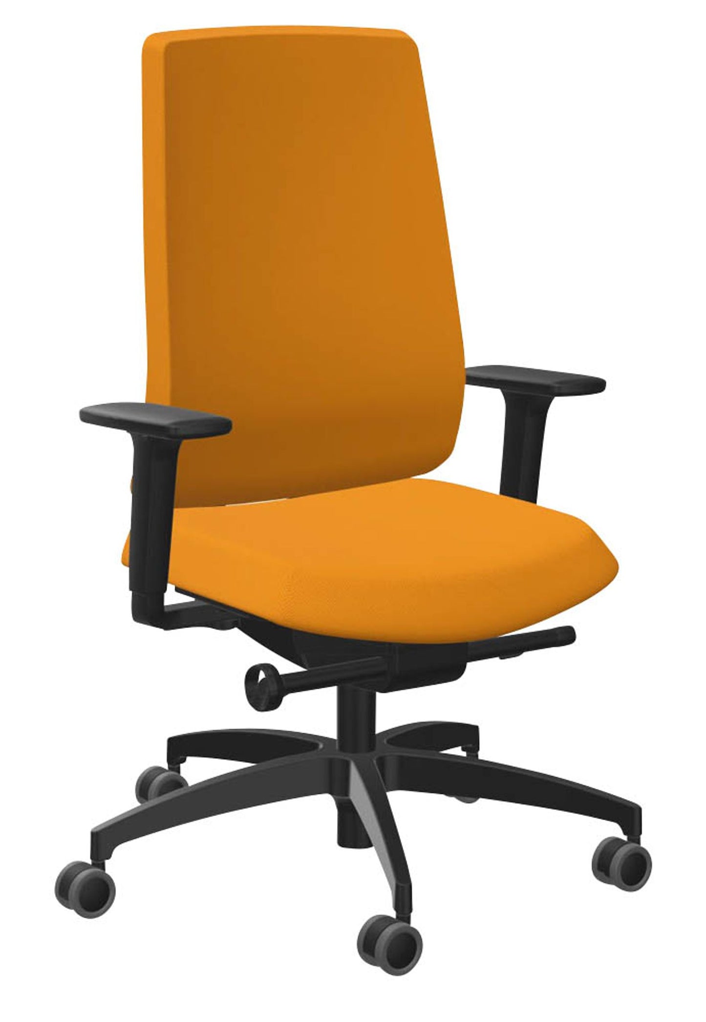 Dauphin Bürostuhl Indeed operator Stoff, Gestell schwarz