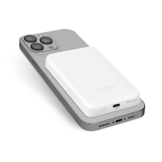 sbs Powerbank 5.000 mAh weiß | TEBB5000MAG1CW