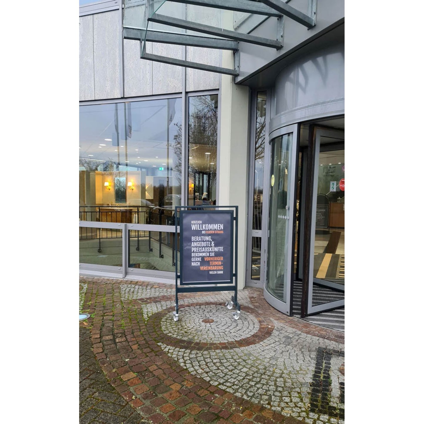 update displays Kundenstopper Square grau DIN A1 2 Fächer | PRJ0101585
