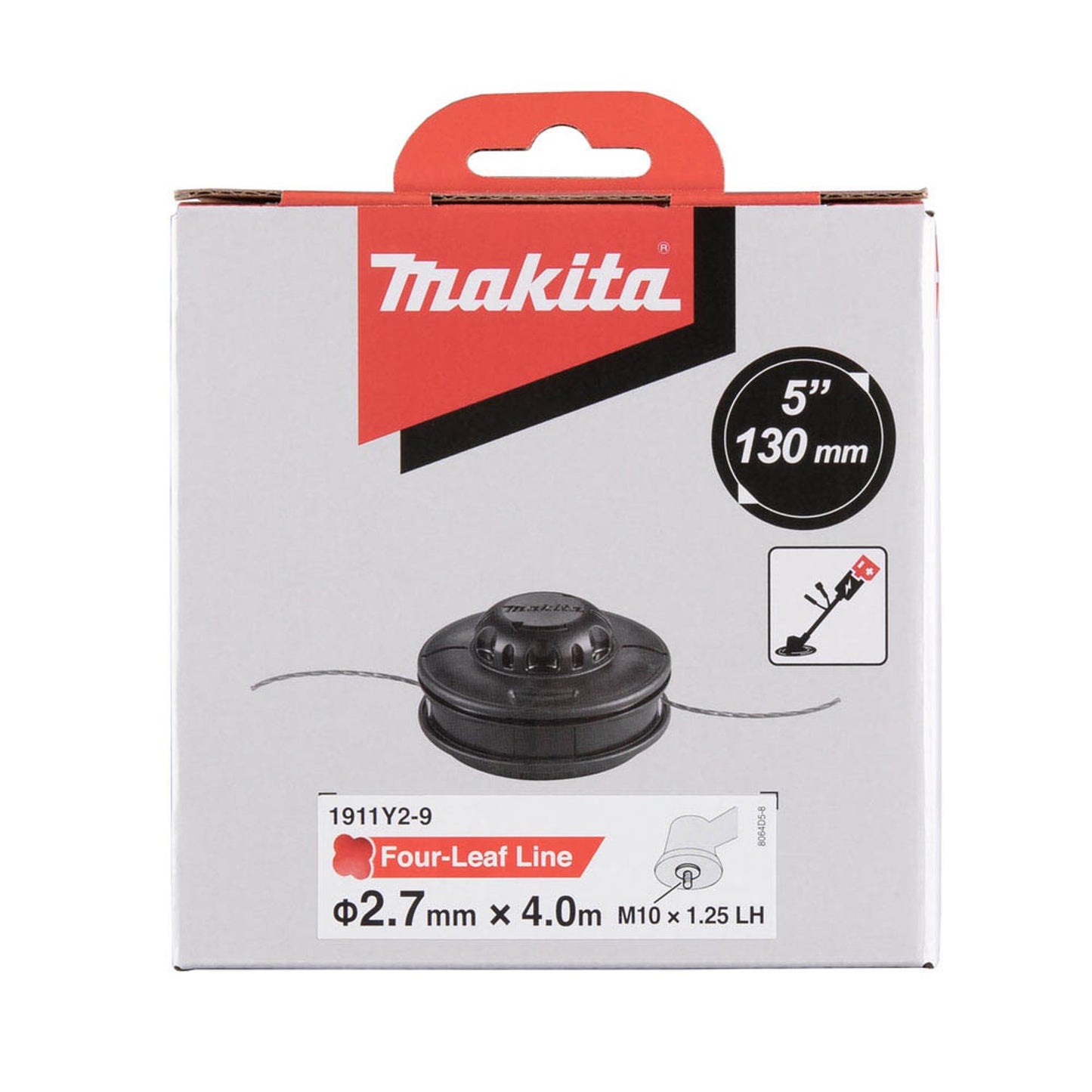 makita 2-Fadenkopf für Rasentrimmer 2,7 mm x 4,0 m | 1911Y2-9