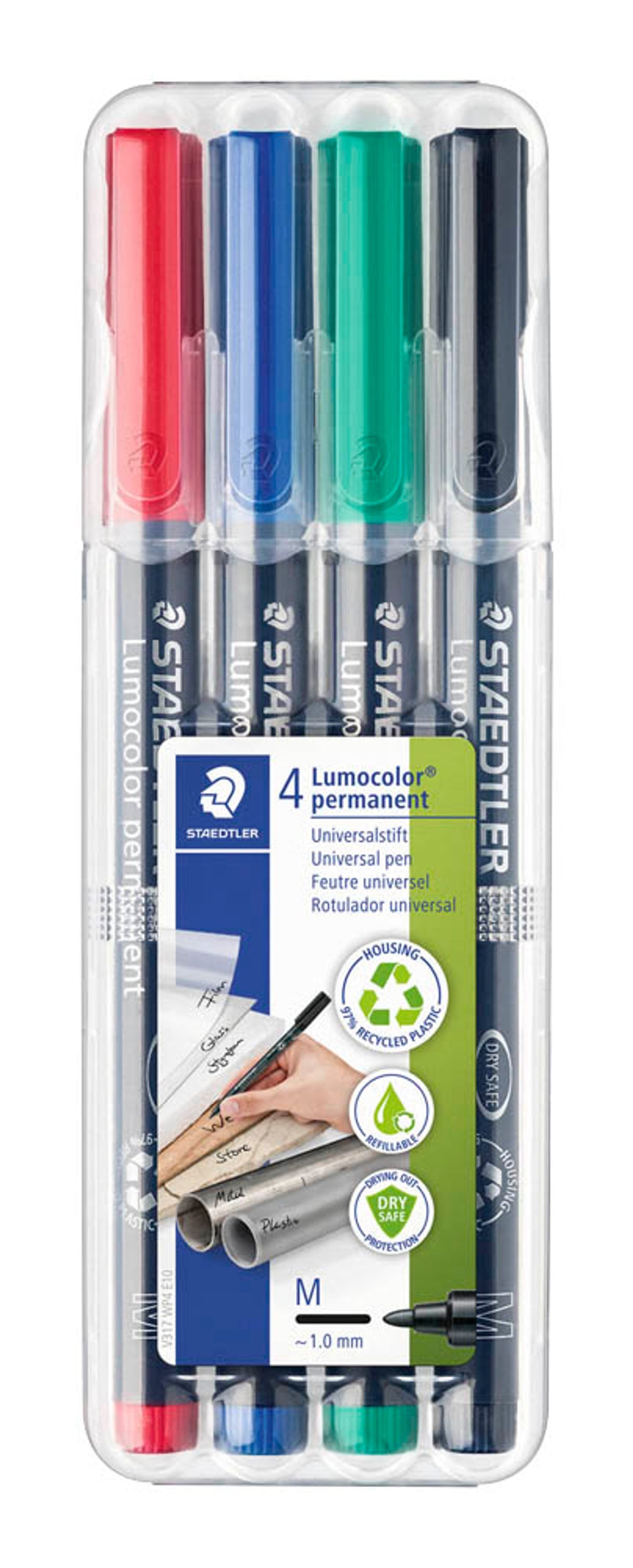 STAEDTLER Lumocolor Folienstifte 1,0 mm permanent