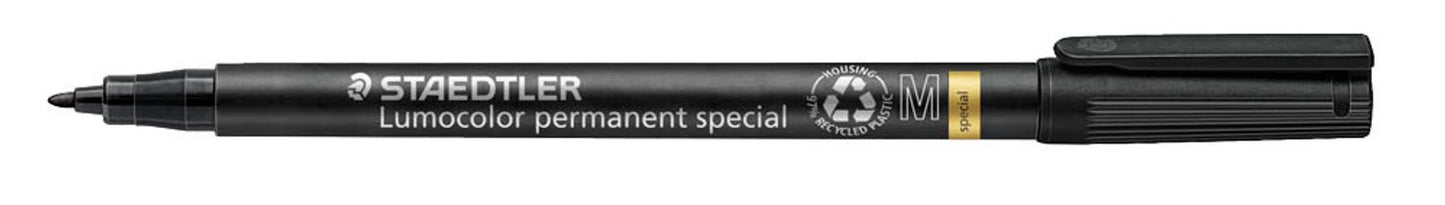 STAEDTLER Lumocolor special Folienstift schwarz permanent