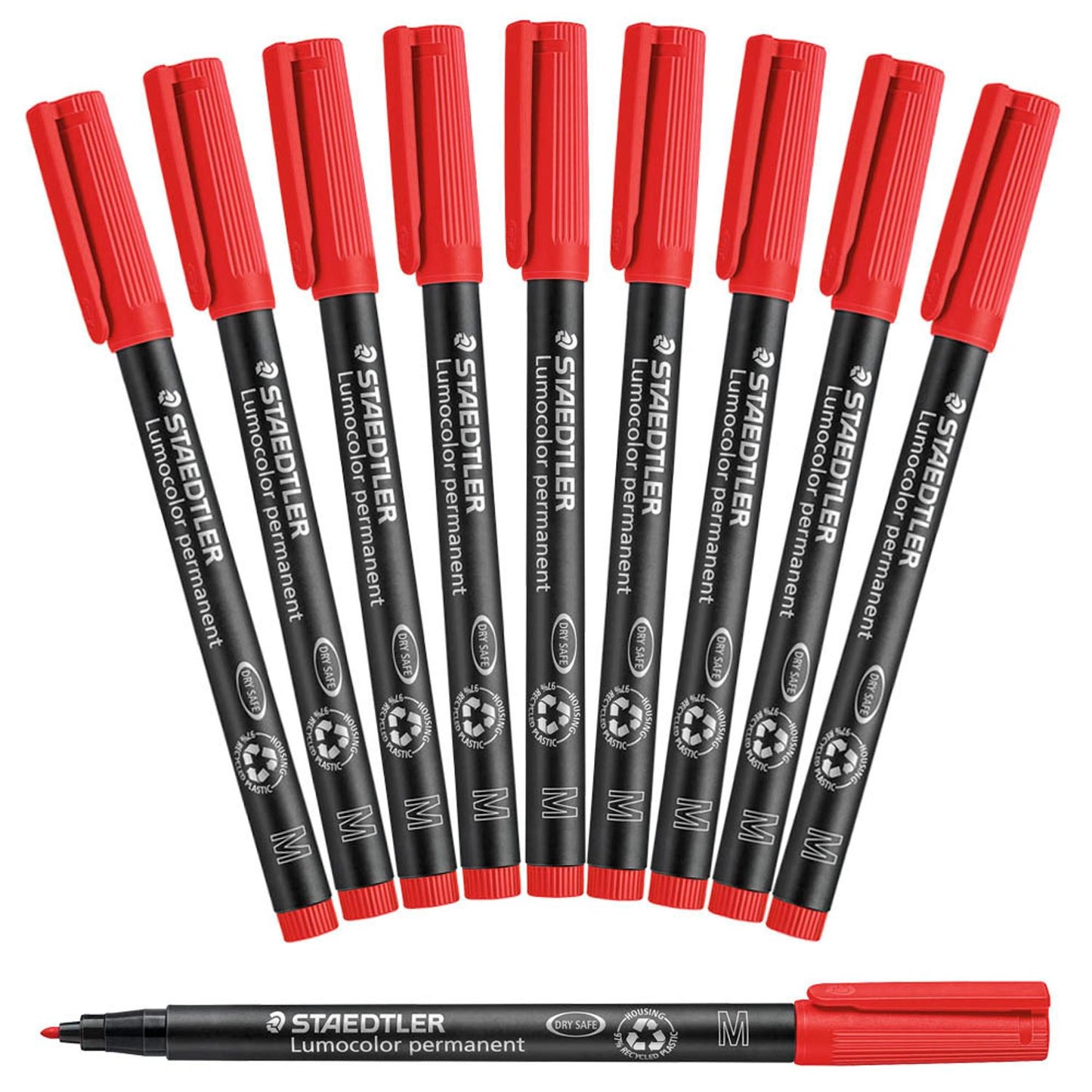 STAEDTLER Lumocolor Folienstifte 1,0 mm permanent
