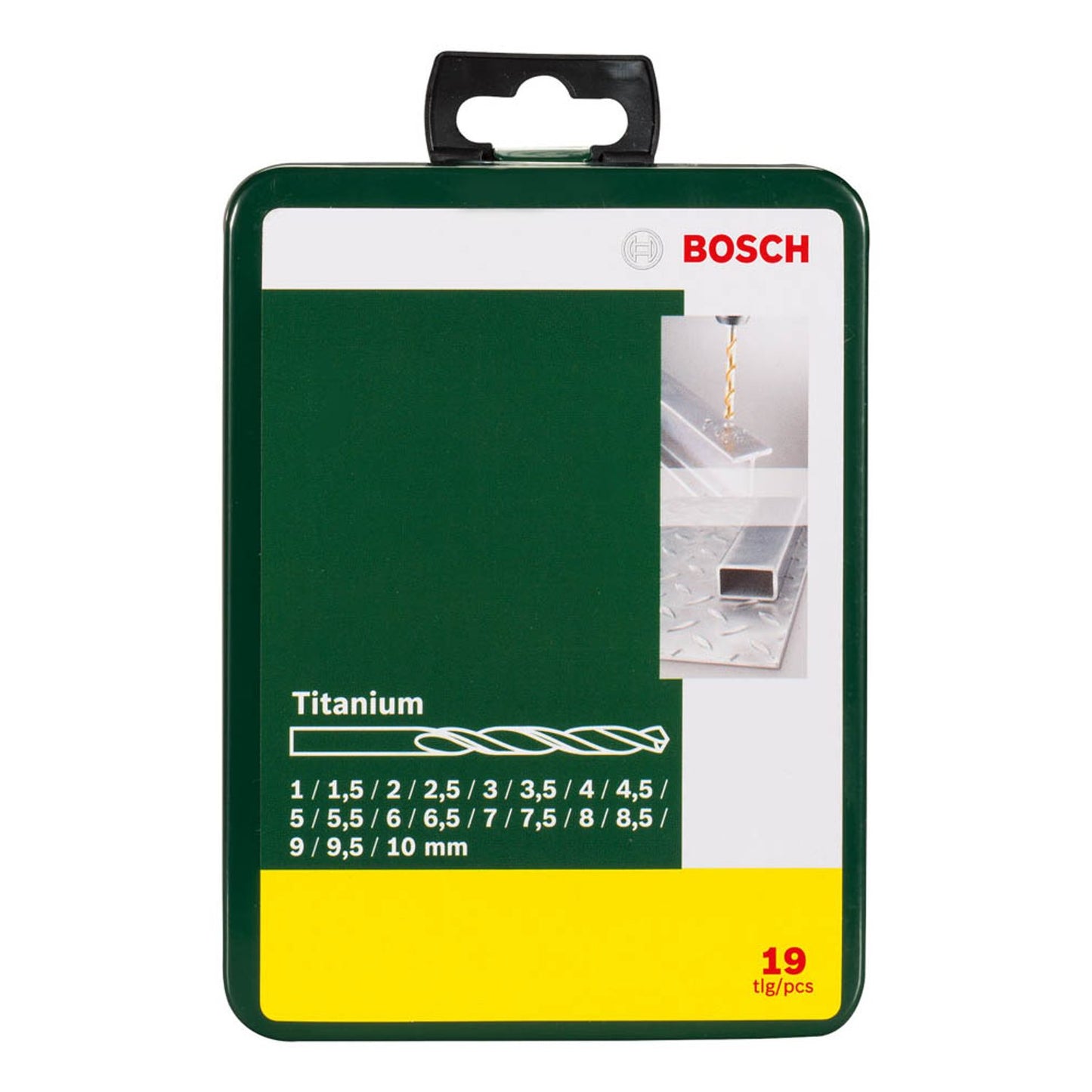 BOSCH HSS-TiN Metallbohrer-Set, 19-teilig | 2607019437