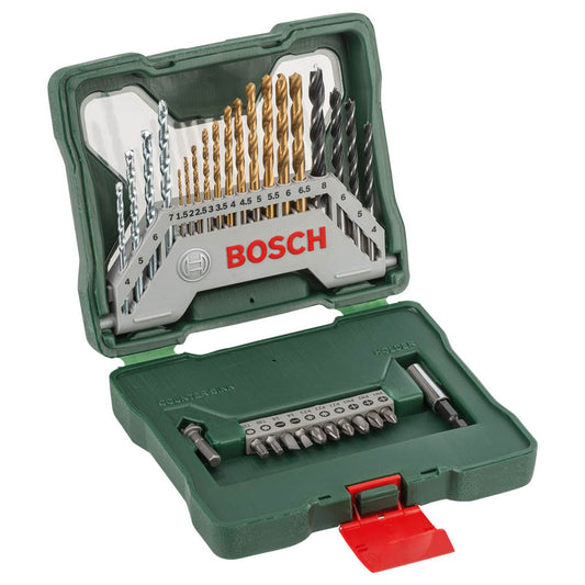 BOSCH X-Line TiN-beschichtetes Bit-Set, 30-teilig | 2607019324