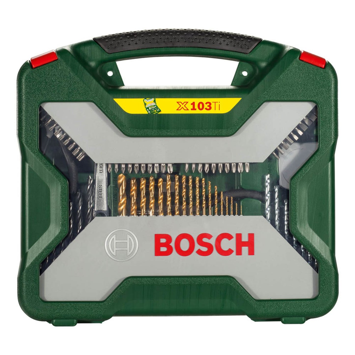 BOSCH X-Line TiN-beschichtetes Bohrer- und Bit-Set, 103-teilig | 2607019331