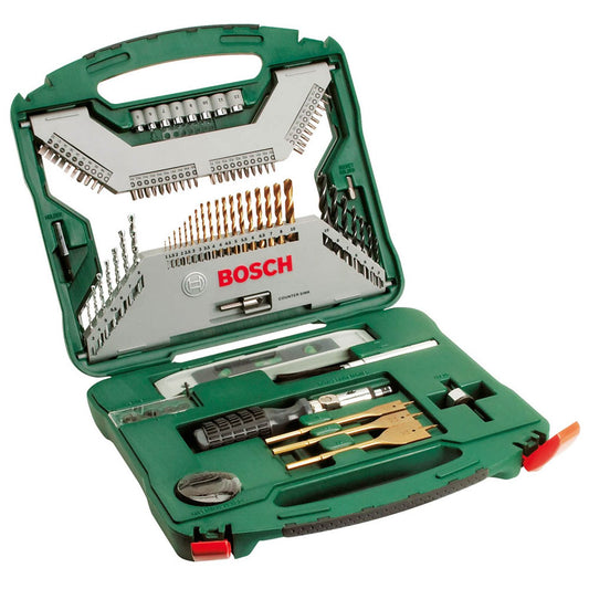 BOSCH X-Line TiN-beschichtetes Bohrer- und Bit-Set, 100-teilig | 2607019330