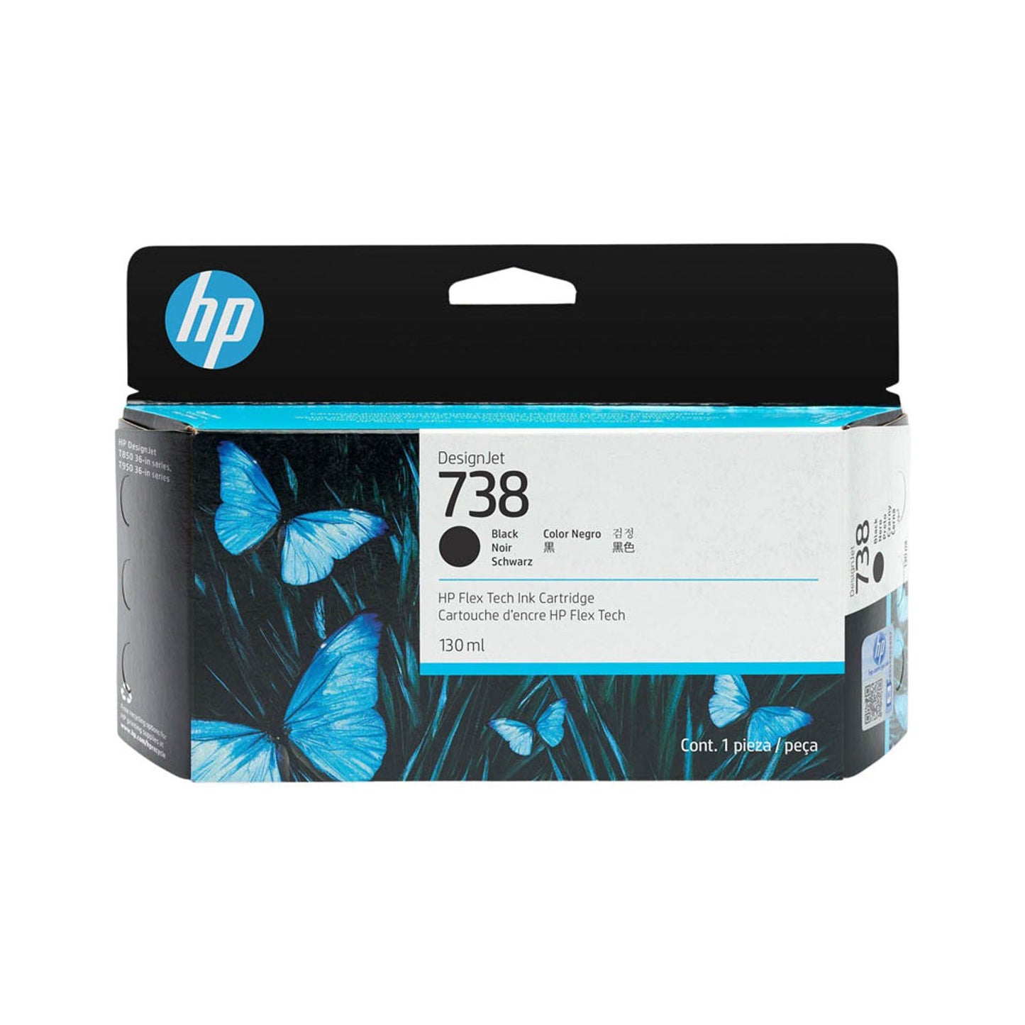 HP 738 () schwarz Druckerpatrone | 498N4A