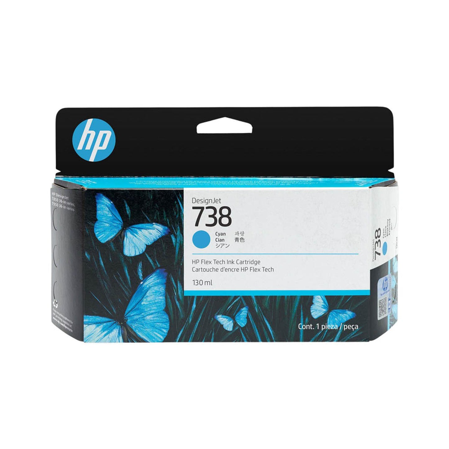 HP 738 () cyan Druckerpatrone | 498N5A