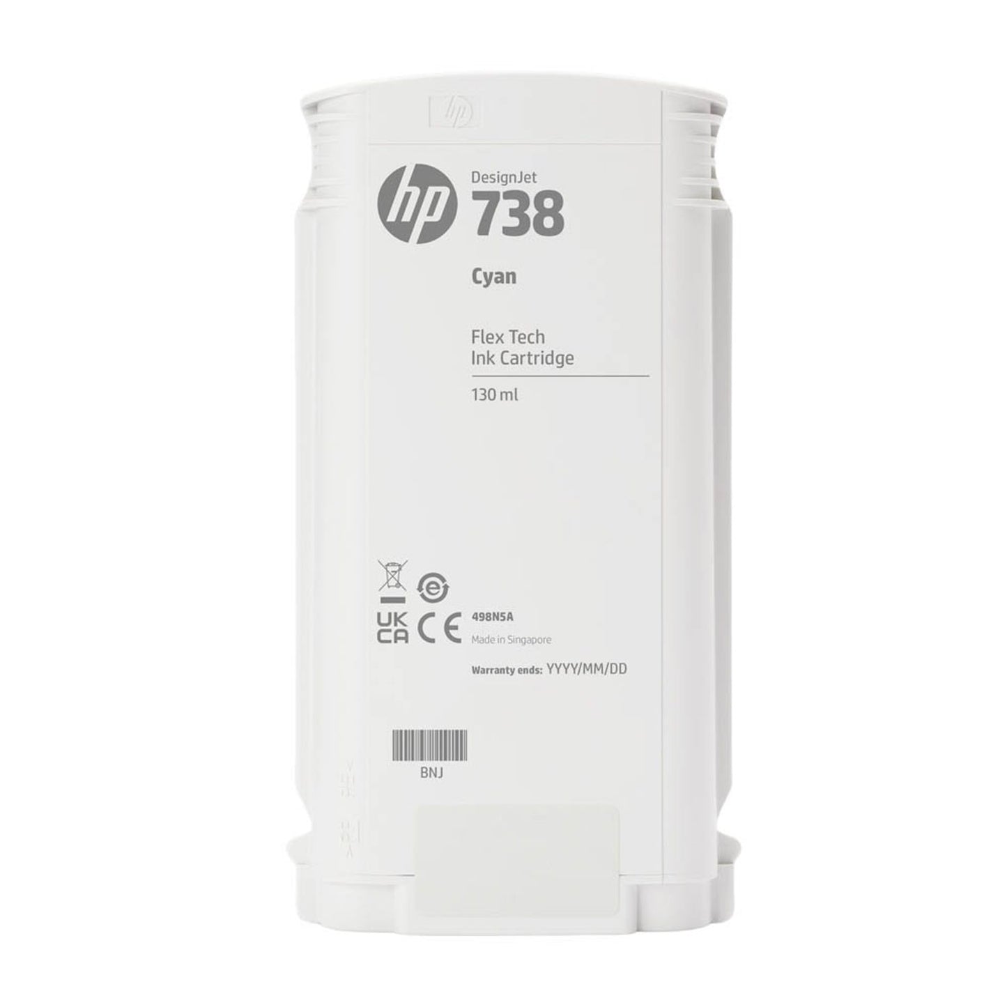 HP 738 () cyan Druckerpatrone | 498N5A