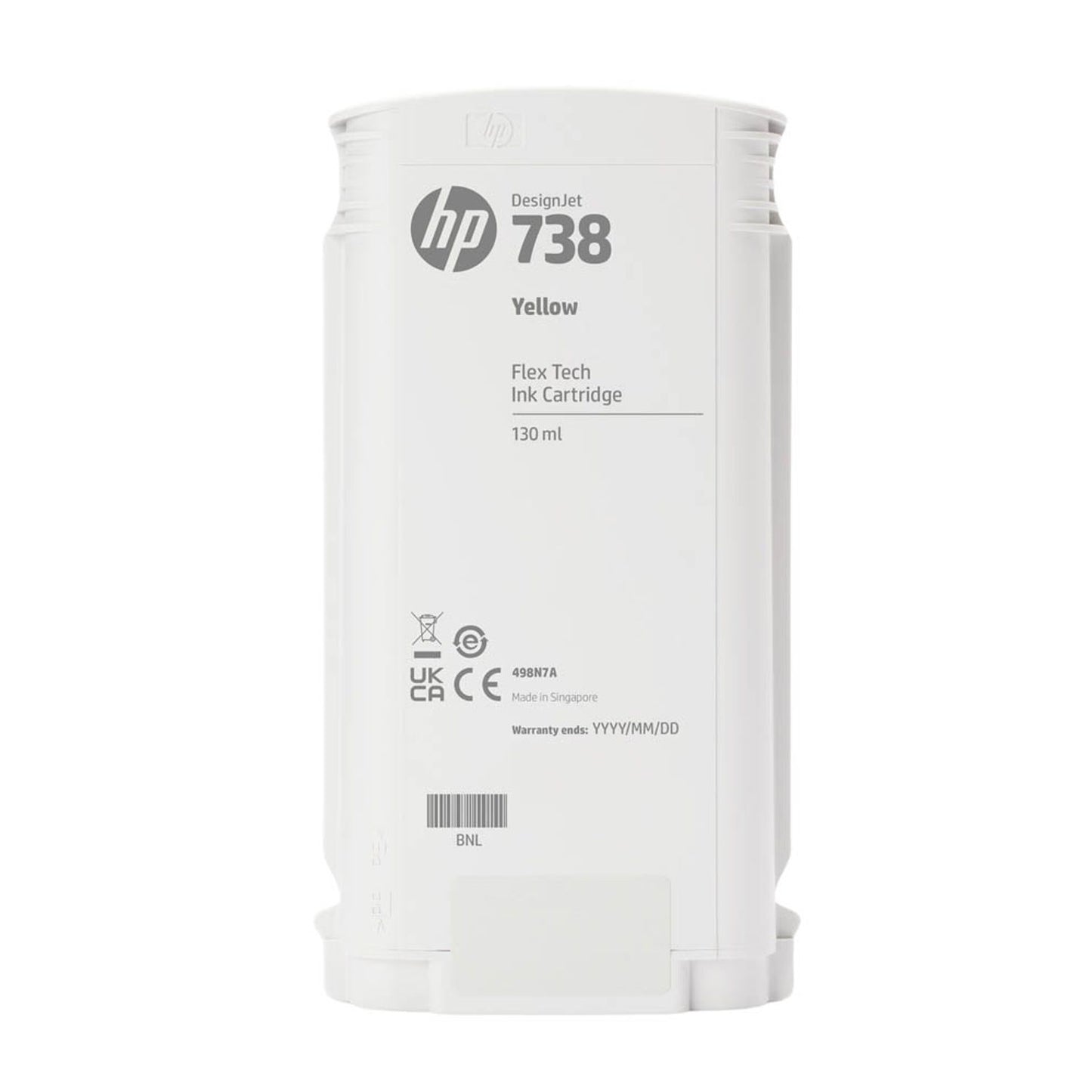 HP 738 () gelb Druckerpatrone | 498N7A