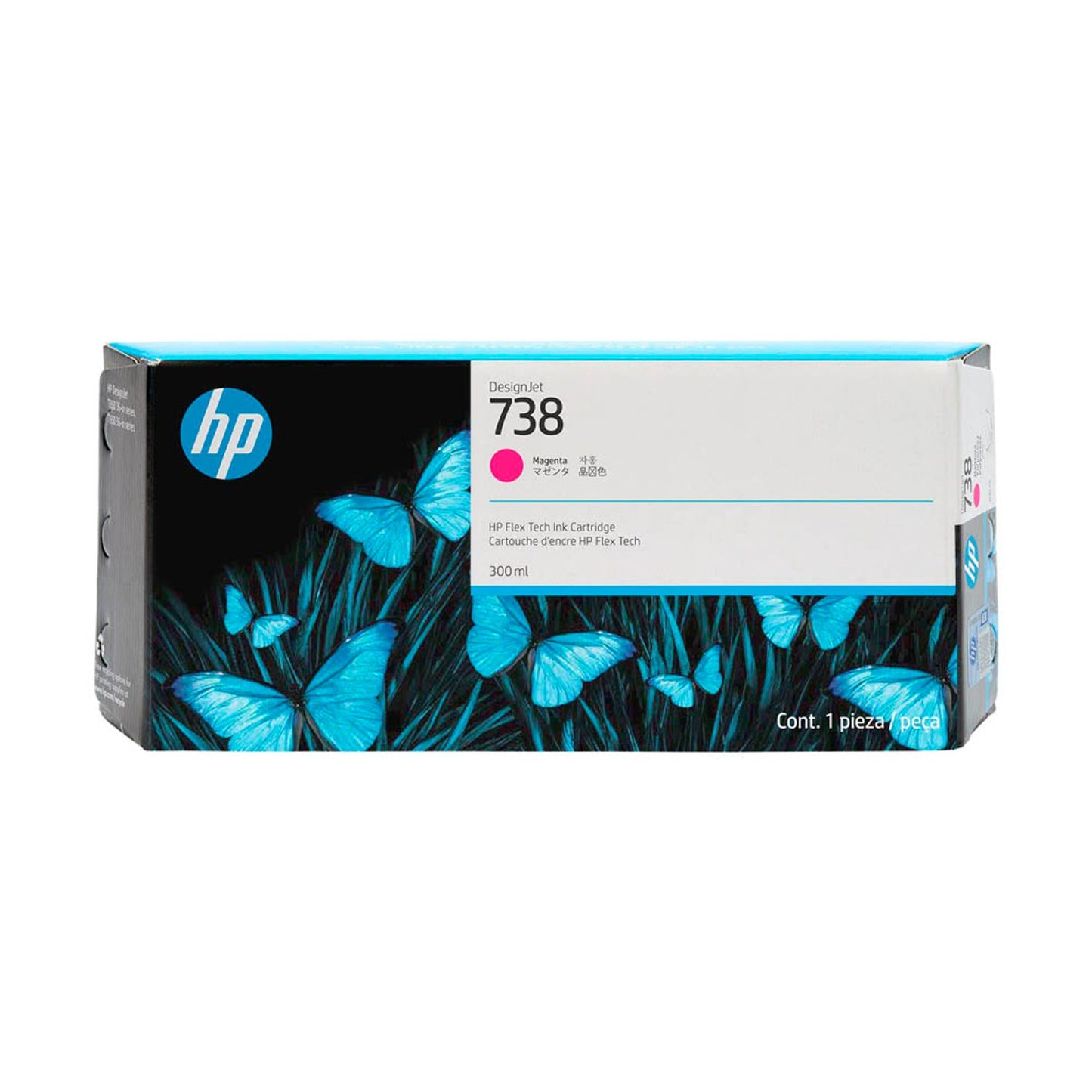 HP 738 () magenta Druckerpatrone | 676M7A