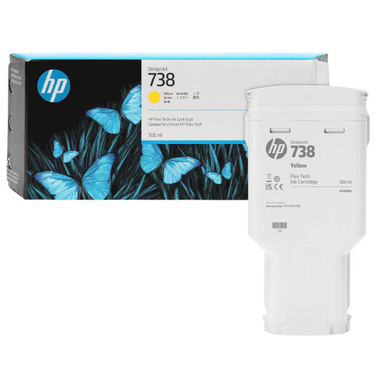 HP 738 () gelb Druckerpatrone | 676M8A