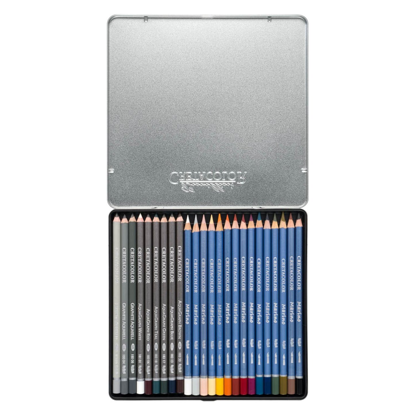 Brevillier's CRETACOLOR The Aquarino Box Aquarellstifte farbsortiert | 400 46
