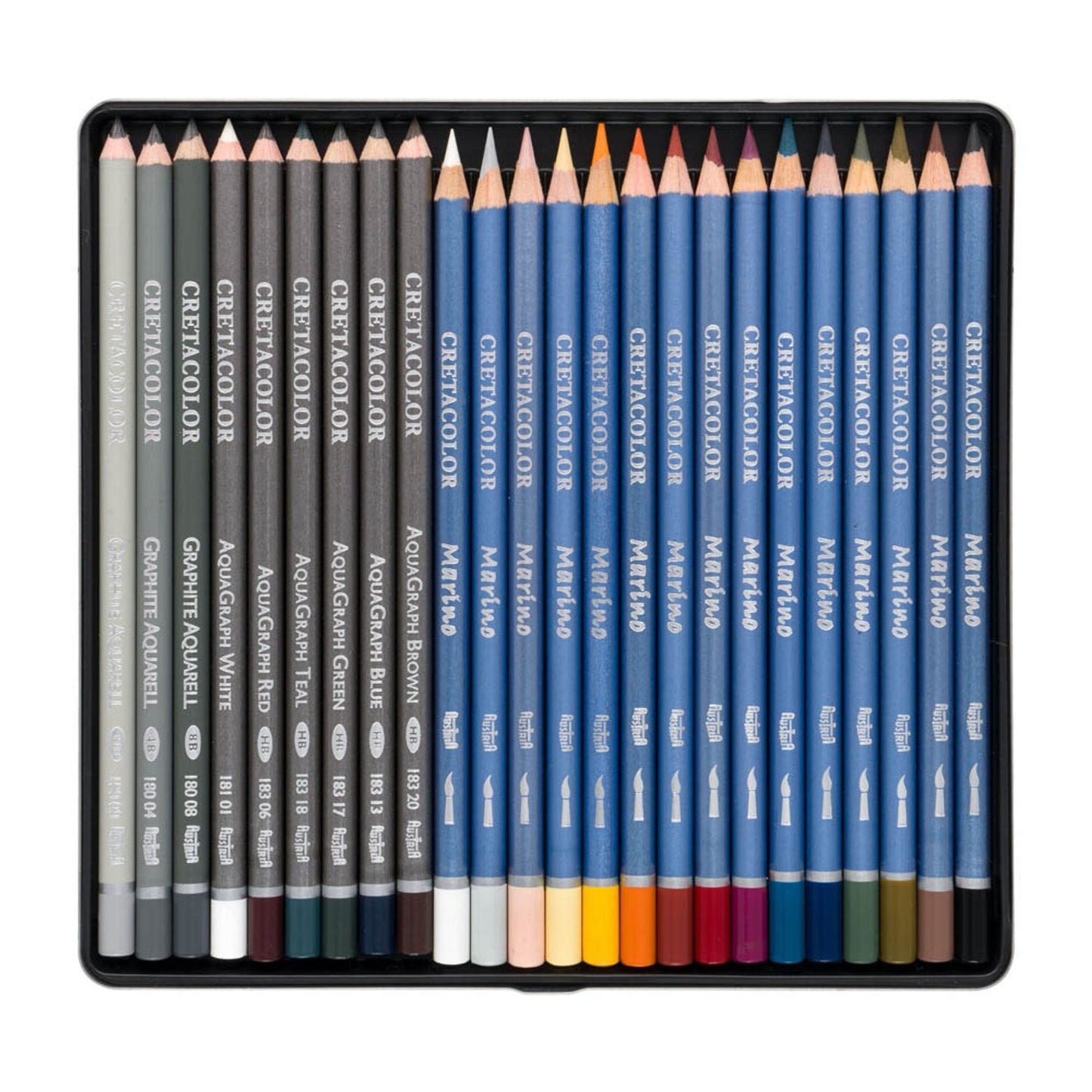 Brevillier's CRETACOLOR The Aquarino Box Aquarellstifte farbsortiert | 400 46