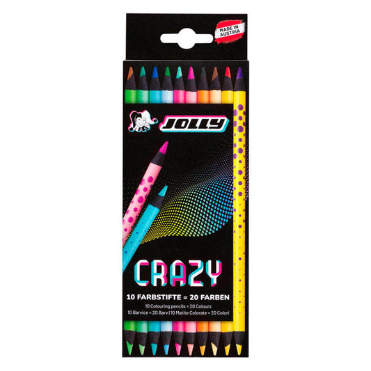 JOLLY Crazy Buntstifte farbsortiert | 3000-0528 | 1 Pack = 10 St.