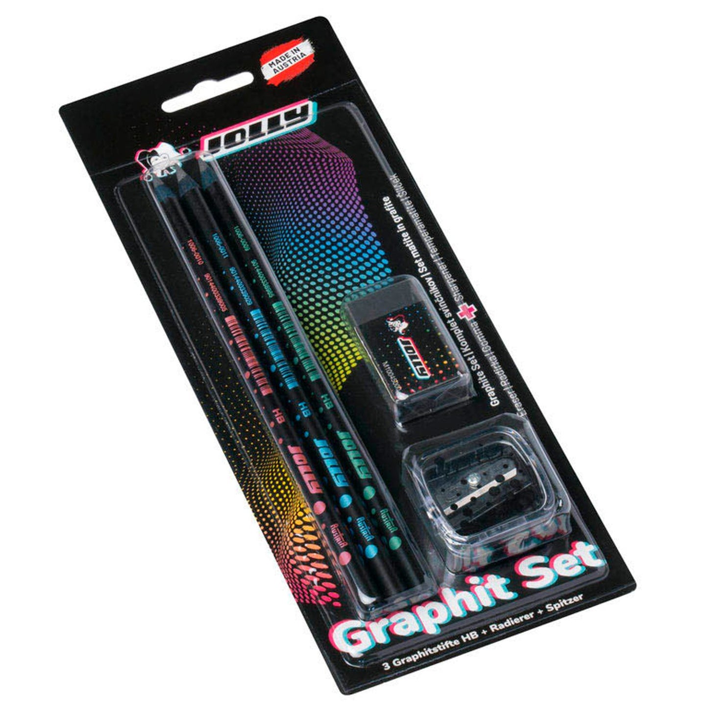 JOLLY Next Graphit Bleistift-Set HB schwarz | 1006-0008