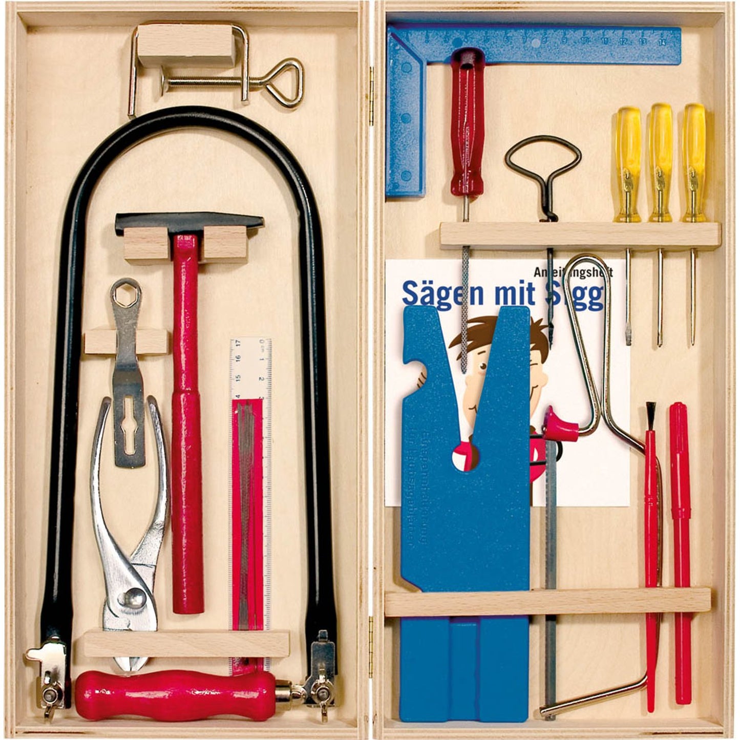PEBARO Klapp-Kasten Laubsäge-Set | 450