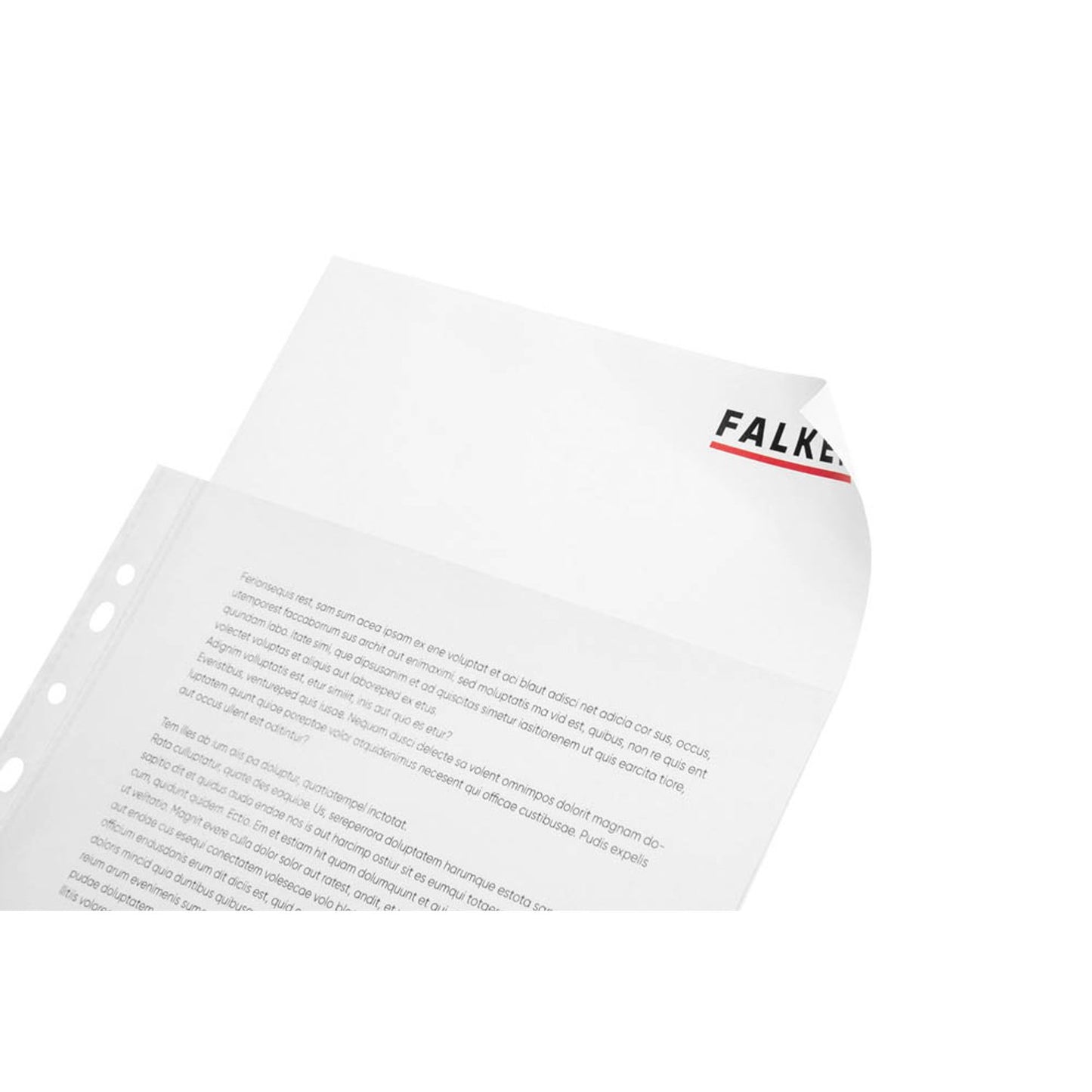 FALKEN Prospekthüllen DIN A4 glasklar glatt 0,05 mm | 11298254 | 1 Pack = 100 St.