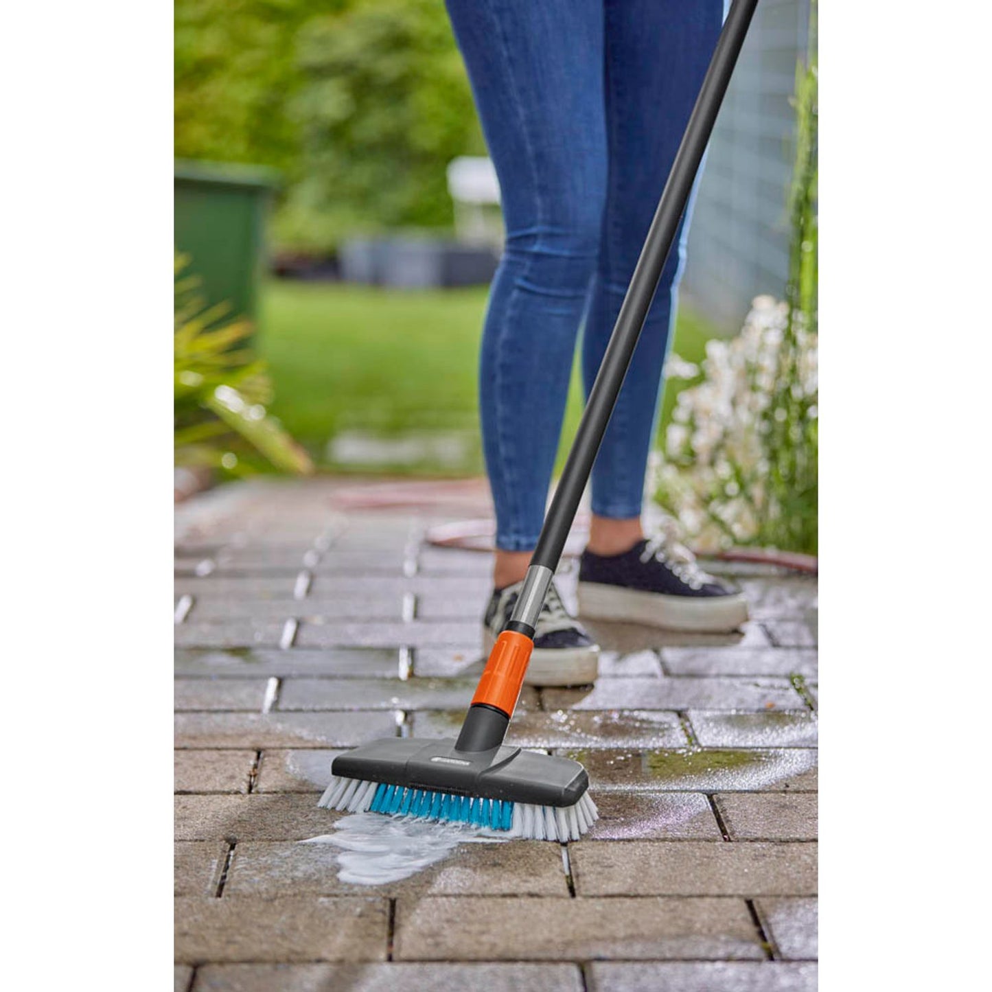 GARDENA Metall wasserführender Stiel für Gartenschlauch cleansystem S | 18800-20