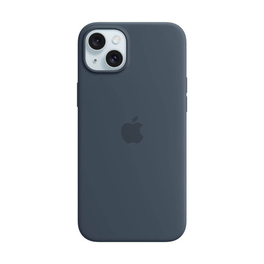 Apple Silikon Case mit MagSafe Handy-Cover für iPhone 15 Plus sturmblau | MT123ZM/A
