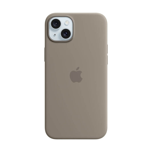 Apple Silikon Case mit MagSafe Handy-Cover für iPhone 15 Plus tonbraun | MT133ZM/A