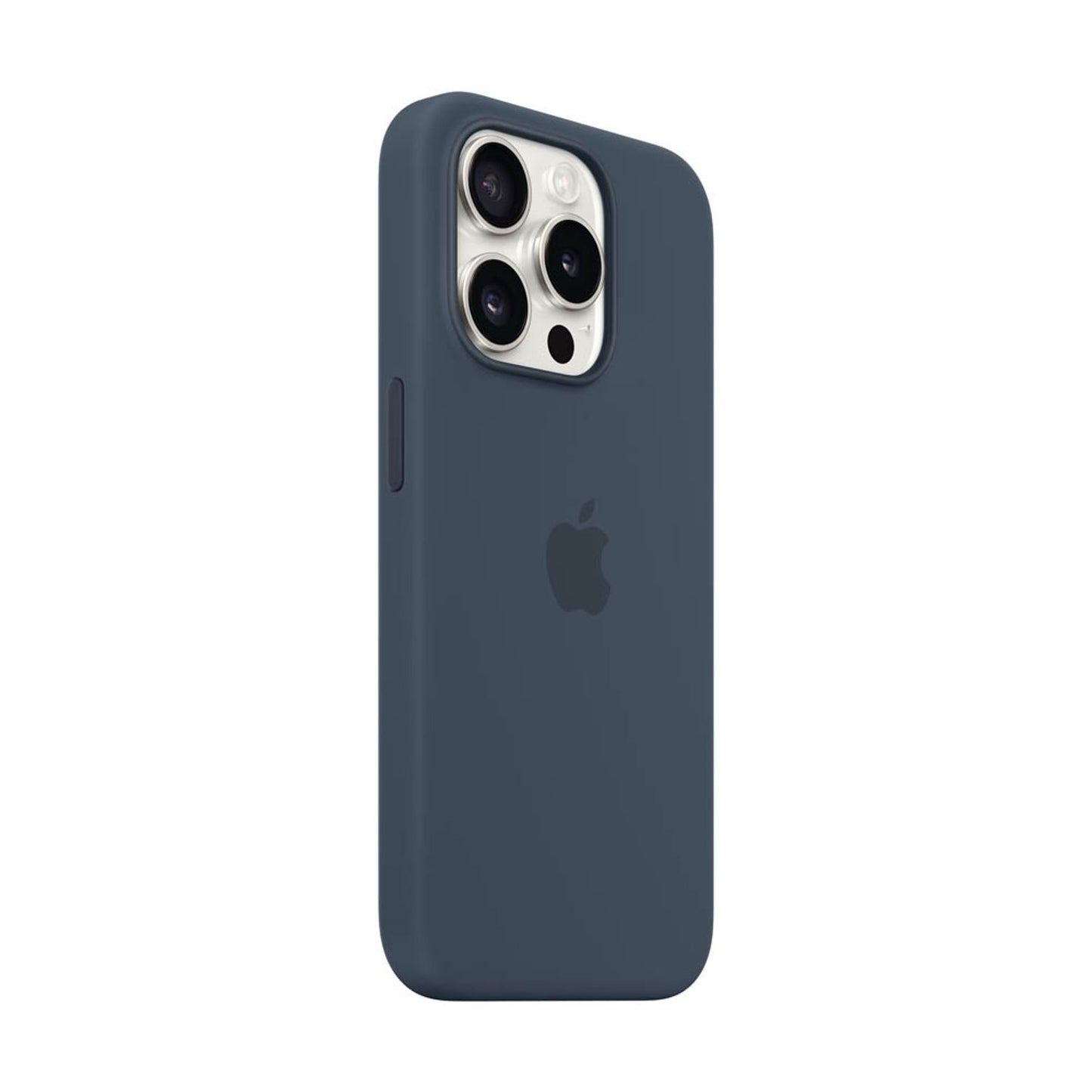 Apple Silikon Case mit MagSafe Handy-Cover für iPhone 15 Pro sturmblau | MT1D3ZM/A