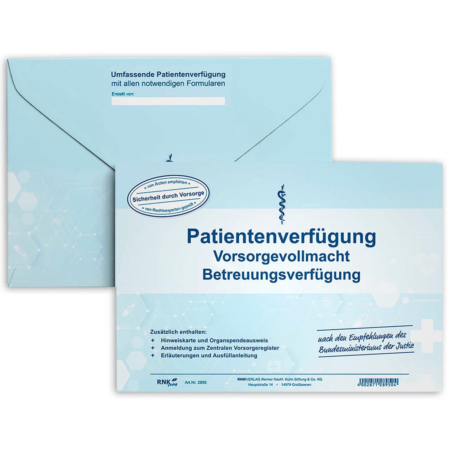 RNK-Verlag Patientenverfügung Formulare | 2895