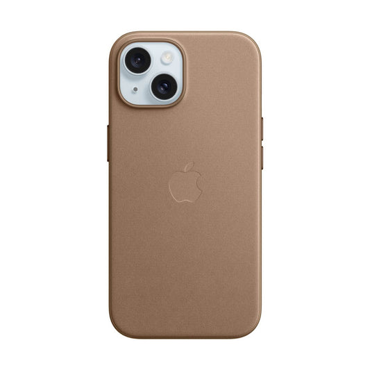 Apple Feingewebe Case mit MagSafe Handy-Cover für iPhone 15 taupe | MT3C3ZM/A