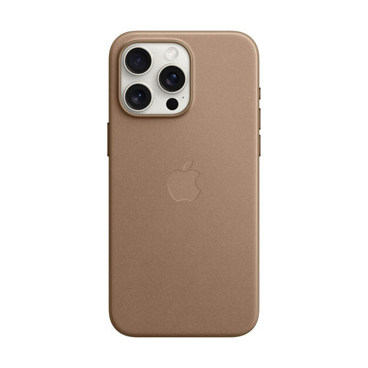 Apple Feingewebe Case mit MagSafe Handy-Cover für iPhone 15 Pro Max taupe | MT4W3ZM/A