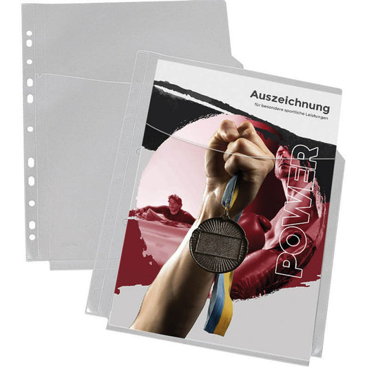 EICHNER Prospekthüllen DIN A4 transparent glatt | 9218-00880 | 1 Pack = 10 St.