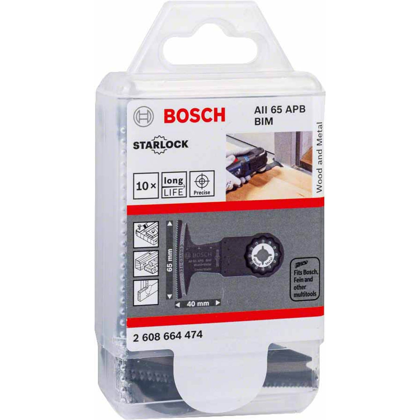 BOSCH Starlock AII 65 APB Tauchsägeblätter | 2608664474