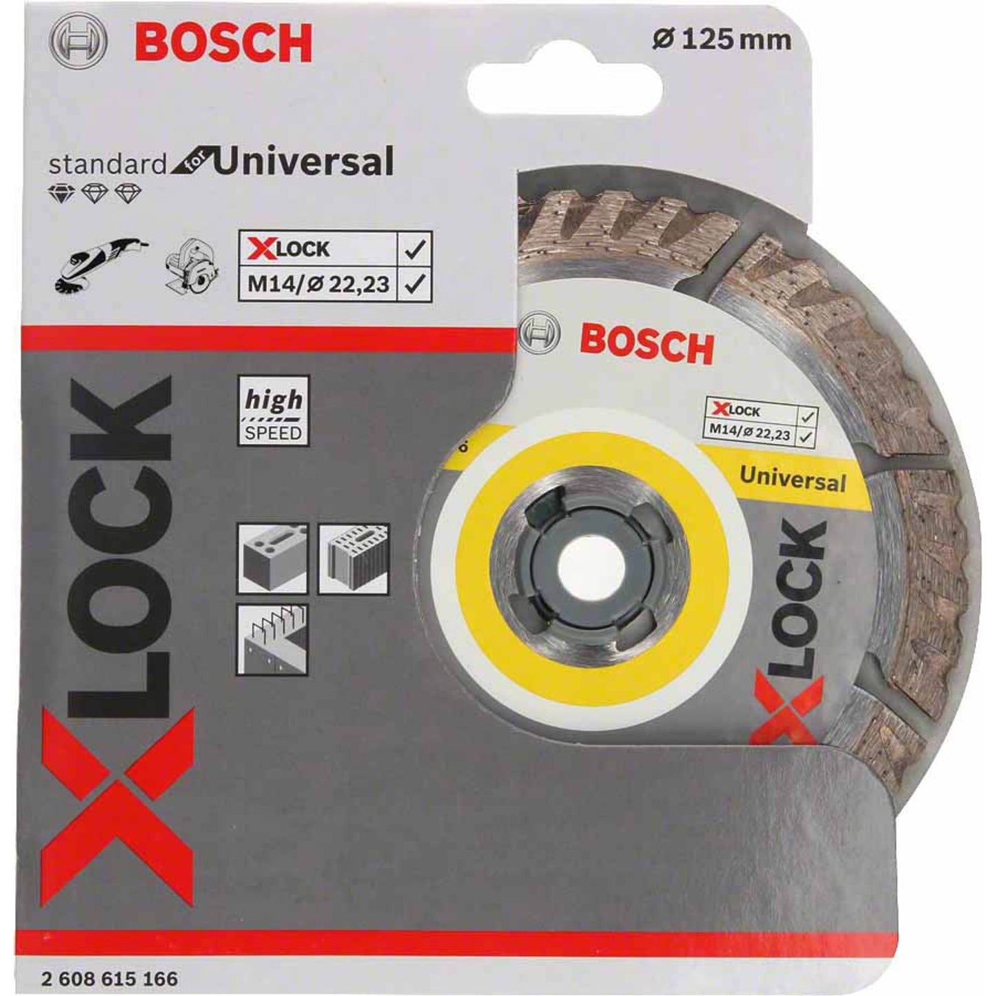 BOSCH Trennscheibe X-LOCK Standard for Universal | 2608615166