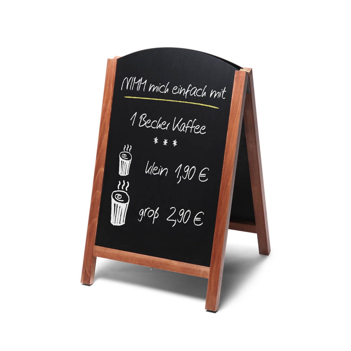 Showdown® Displays Kundenstopper Natura braun 55,0 x 85,0 cm | ZPCHBFSLB55X85