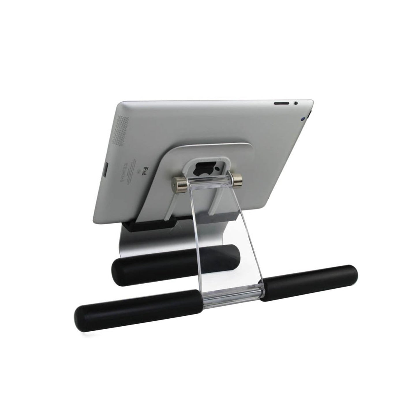 rain design Tablet-Ständer iRest schwarz, silber für 1 Tablet, Tischständer | 10035