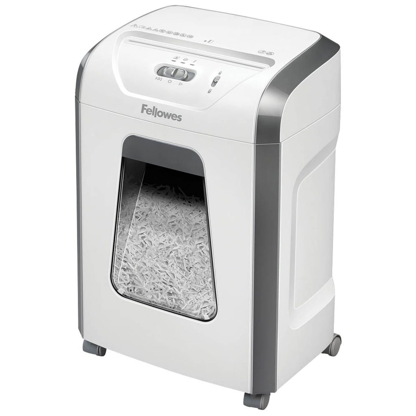 Fellowes AKTION: Powershred 15C Aktenvernichter mit Partikelschnitt P-4, 4 x 40 mm, bis , weiß mit CashBack | 100017466