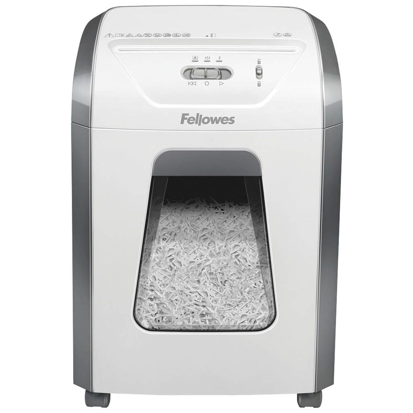 Fellowes AKTION: Powershred 15C Aktenvernichter mit Partikelschnitt P-4, 4 x 40 mm, bis , weiß mit CashBack | 100017466