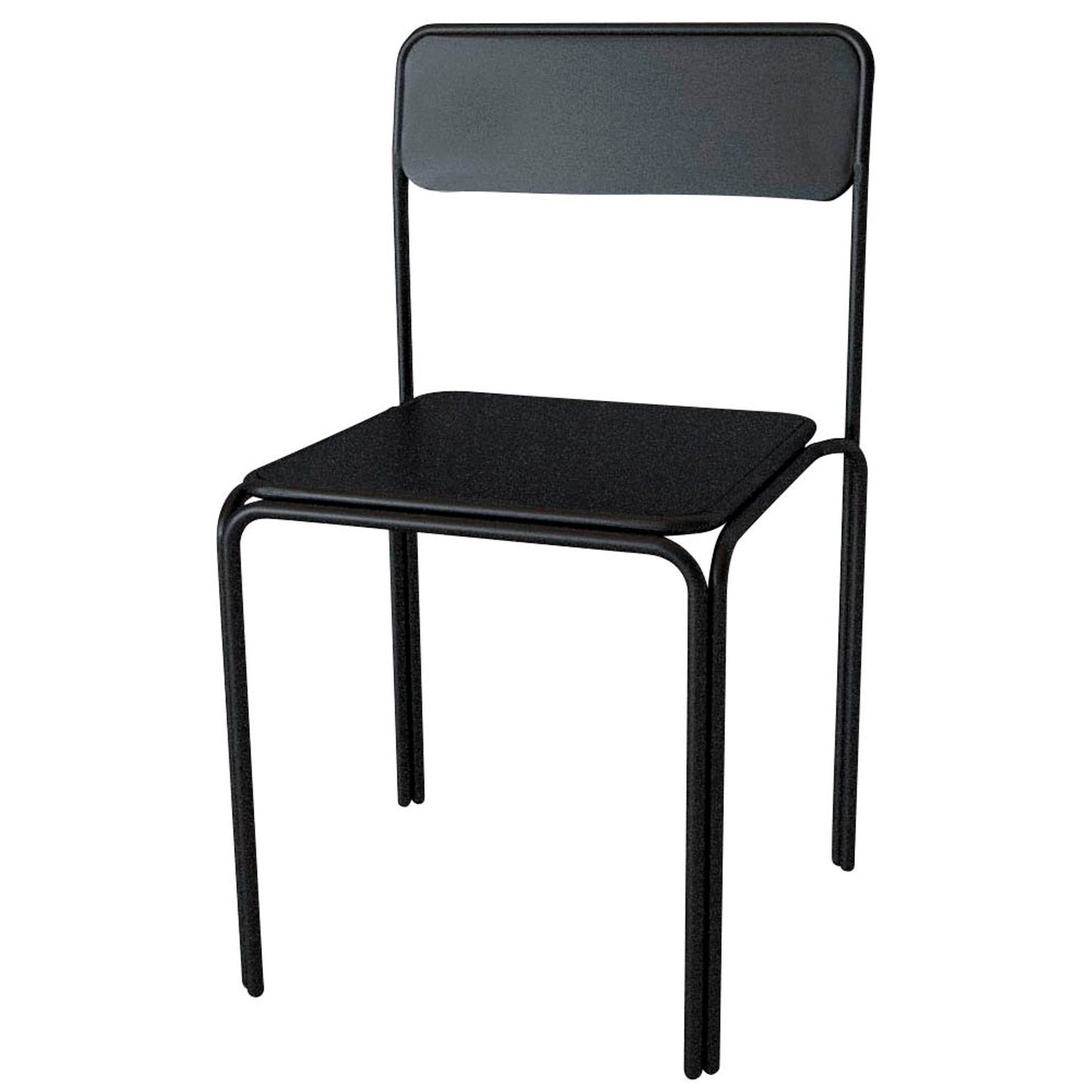 meet powered by PAPERFLOW Besucherstühle BISTRO schwarz Metall | CHBISX2M.01 | 1 Pack = 2 St.