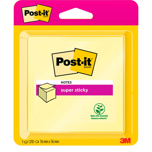 Post-it® Super Sticky Haftnotizen extrastark gelb | 2014-SCY
