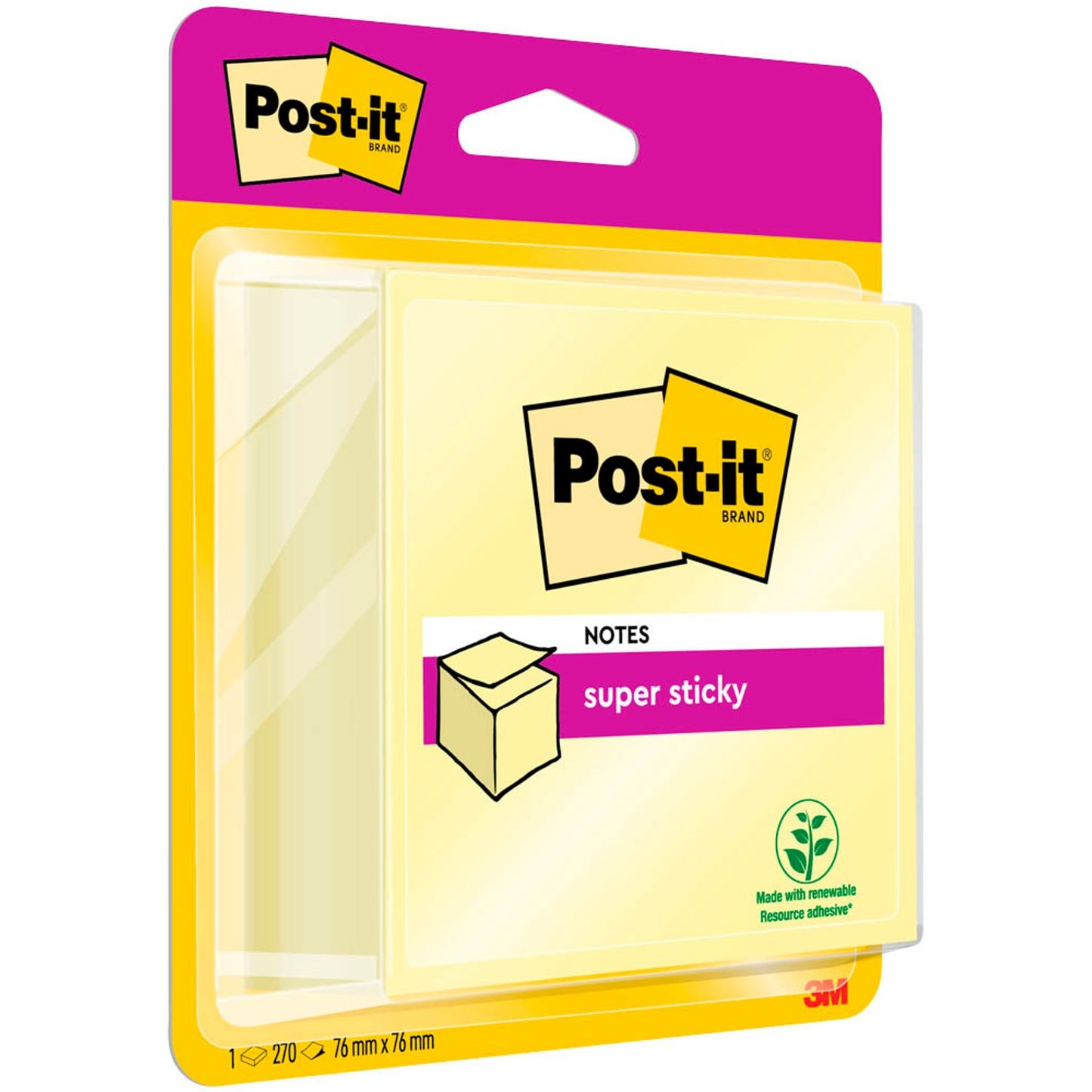 Post-it® Super Sticky Haftnotizen extrastark gelb | 2014-SCY