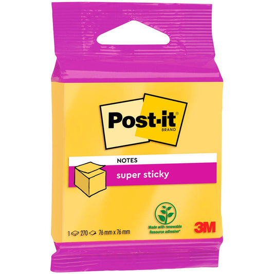 Post-it® Super Sticky Haftnotizen extrastark gelb | 2014-S