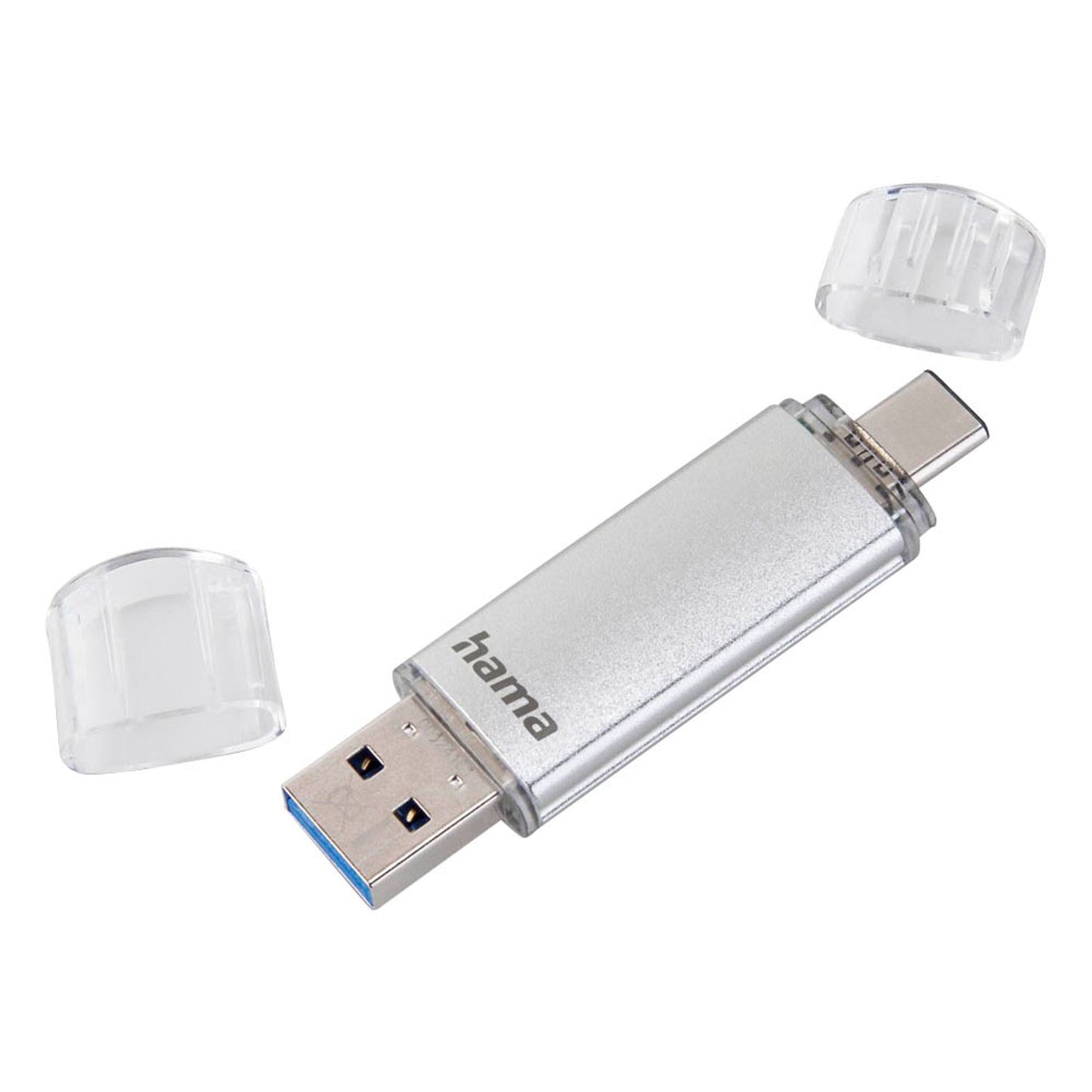 hama USB-Stick C-Laeta silber