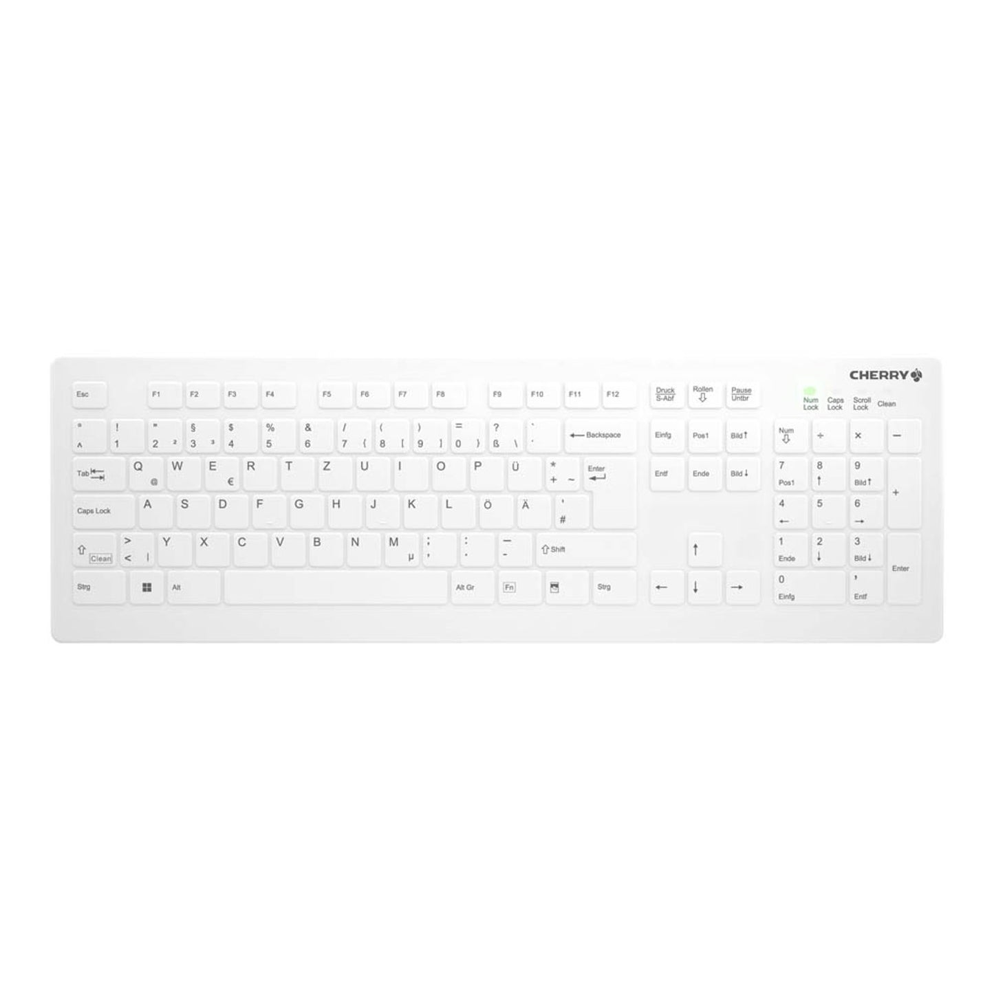 CHERRY AK-C8112 Medical Keyboard mit IP68 Hygiene-Tastatur kabellos