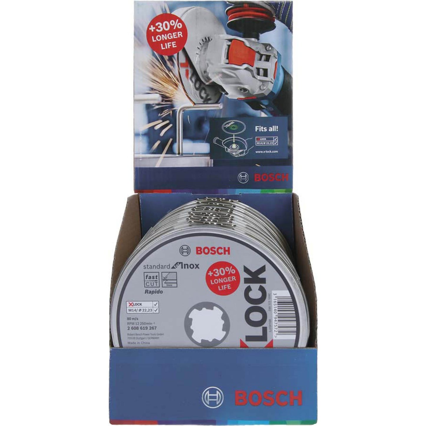 BOSCH Trennscheiben X-LOCK Standard for Inox | 2608619267