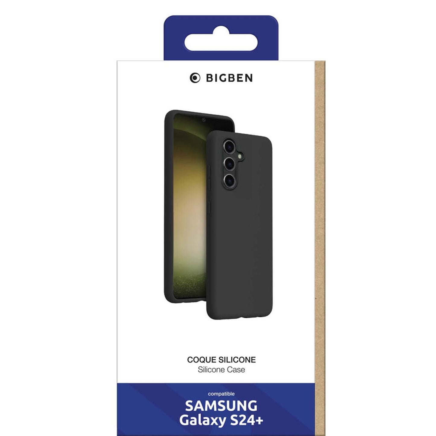 bigben Soft-Flex Case Handy-Cover für SAMSUNG Galaxy S24+ schwarz | COVSOFTGS24PB