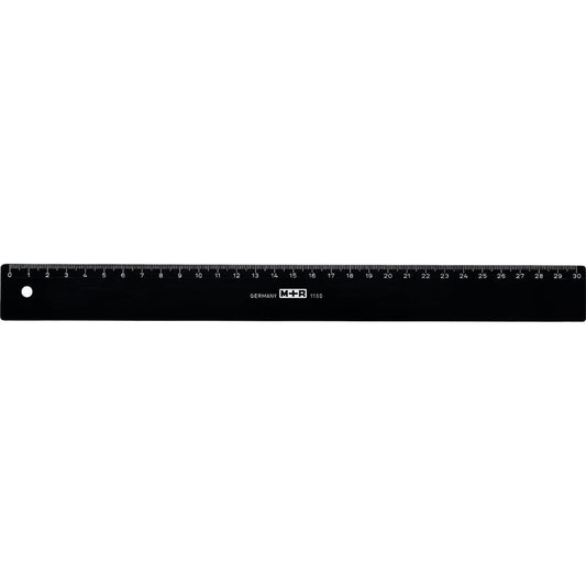 M + R Lineal 30,0 cm, schwarz | 11300080