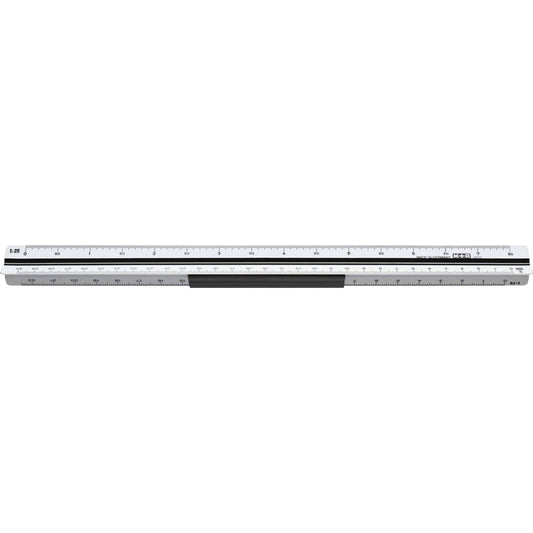 M + R Dreikantmaßstab 30,0 cm, silber/schwarz | 16310510